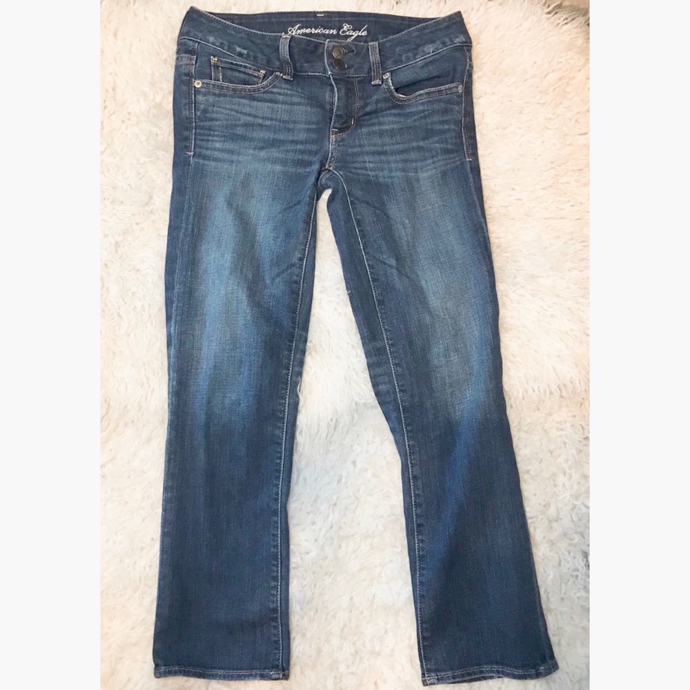 American Eagle stretch Artist crop Jeans